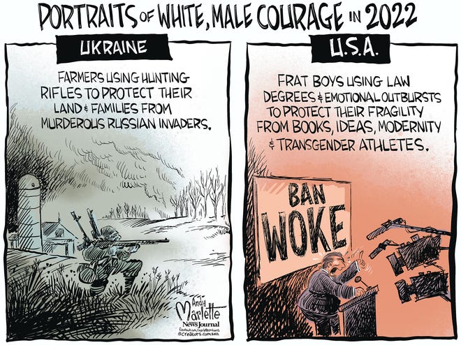 Marlette cartoon: Portraits of courage 2022