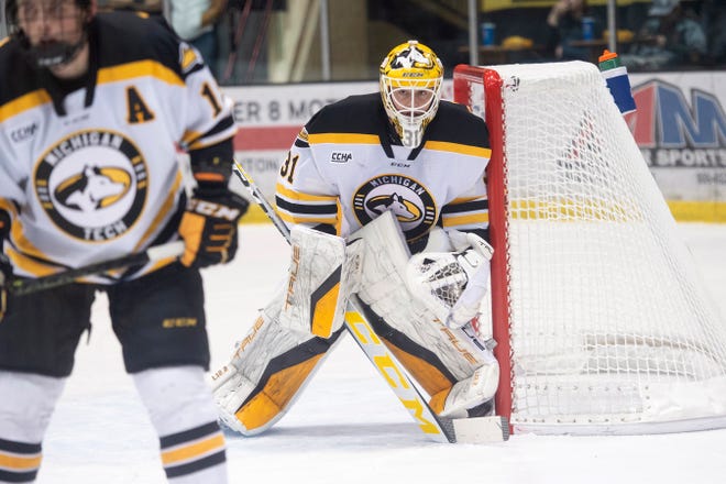 Blake Pietila started all 36 games in net for Michigan Tech heading into the NCAA hockey tournament.
