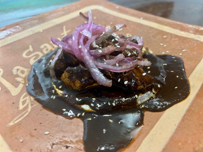 Mole cauliflower at La Santisima, a Mexican restaurant in Phoenix and Glendale.