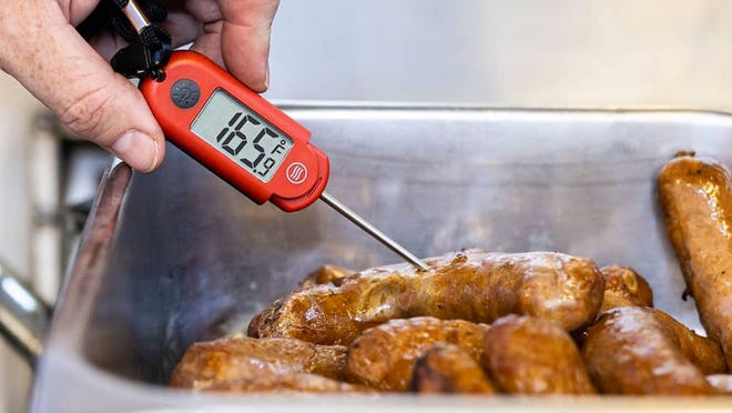Health officials are concerned many consumers didn't use food thermometers when grilling meat.