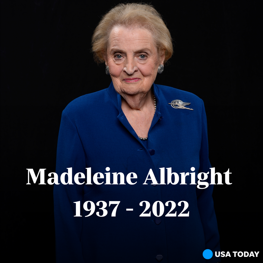 Former secretary of State Madeleine Albright in April 2018