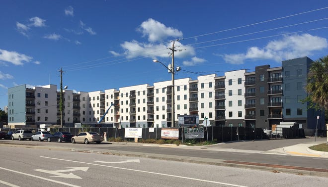 Lofts on Lemon, at 851 N. Lemon Ave. in Sarasota, is expected to be finished later this year. The complex consists of 76 affordable housing units for families earning up to 60% of the area median income, and 52 units for families earning up to 100%.