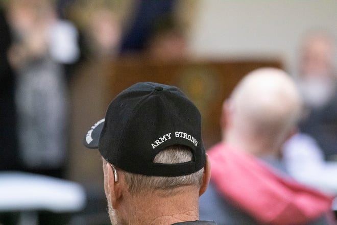 Several local veterans attended a townhall meeting to listen to information and ask questions about the news of the local recommendation to close the Chillicothe VA Hospital. 