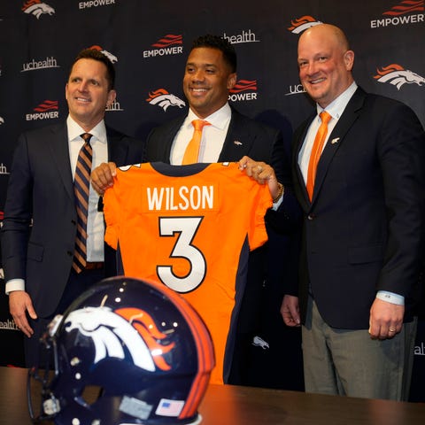 Denver Broncos new starting quarterback Russell Wi