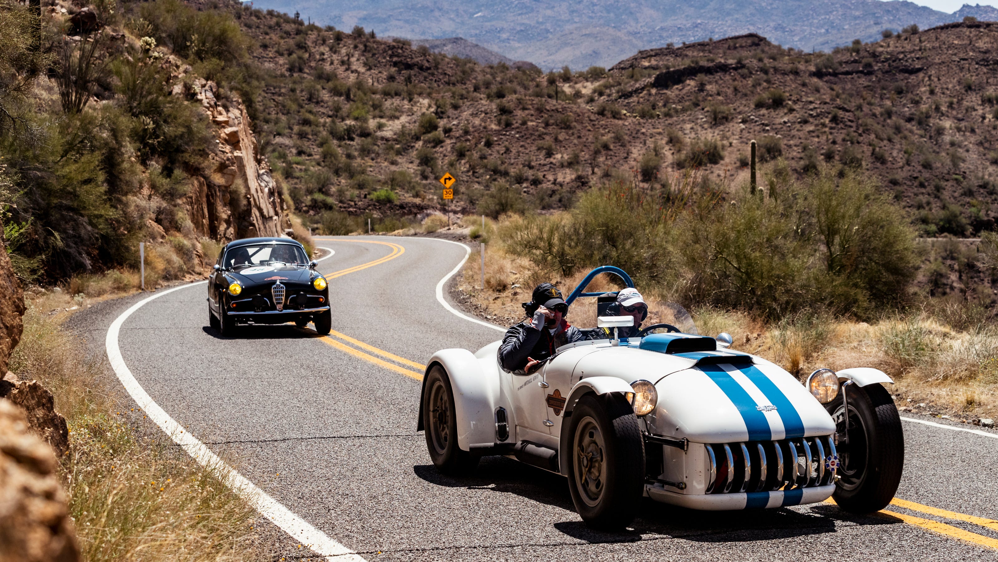 See 90 classic cars in Copperstate 1000 road rally in Arizona