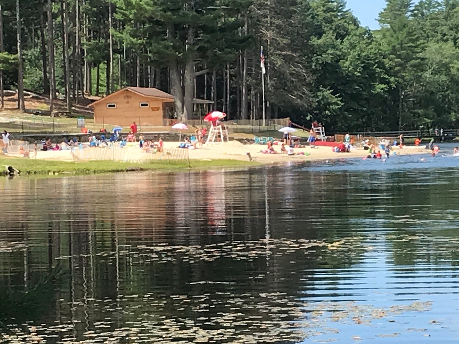 Peck Pond in Burrillville, enjoy a calm spring hike Walking RI