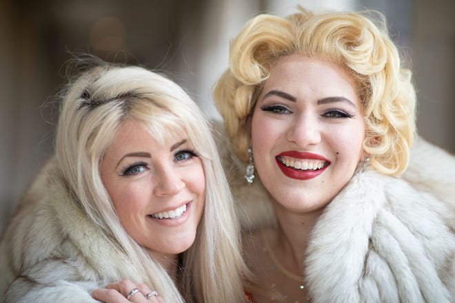 Actress/director Erin Sullivan and Sydney Smith Martin as Marilyn Monroe in Opera House Theatre Co.'s production of "With Love, Marilyn."
