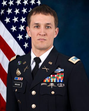 Maj. Eric "Adam" Ewoldsen, 38, died Friday after being found unresponsive in a parked vehicle in Fayetteville, according to the U.S. Army Special Operations Command.