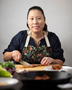 Jenny Lee runs Perilla Kitchen, teaching Korean cooking and putting on pop-up Korean meals.