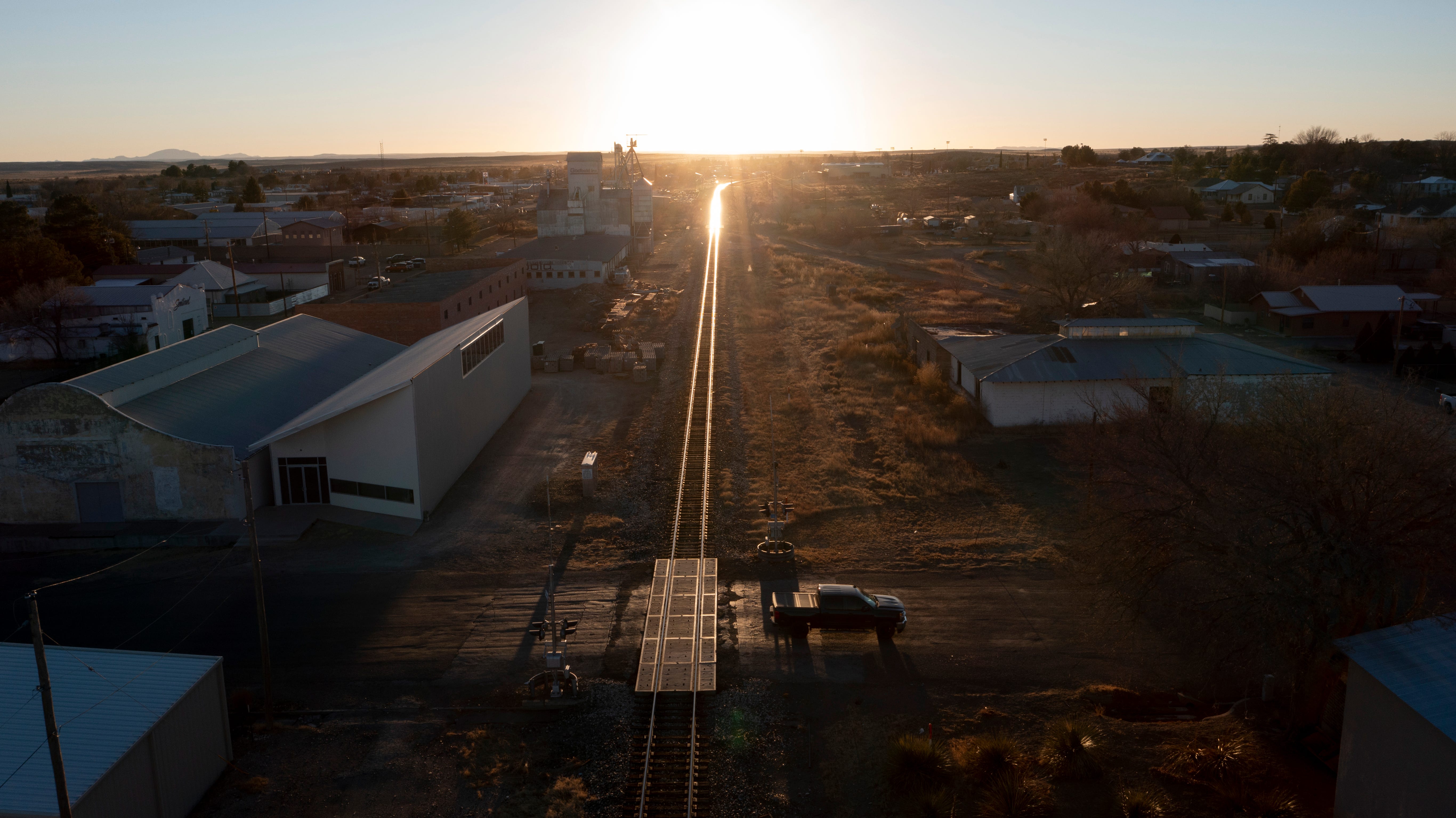 The west Texas town of Marfa began as a water stop on the Southern Pacific Railroad in 1883. Cattle and mining were the main economic drivers in its early days, bolstered by a couple military installations during World War II. Today Marfa is a magnet for the arts.