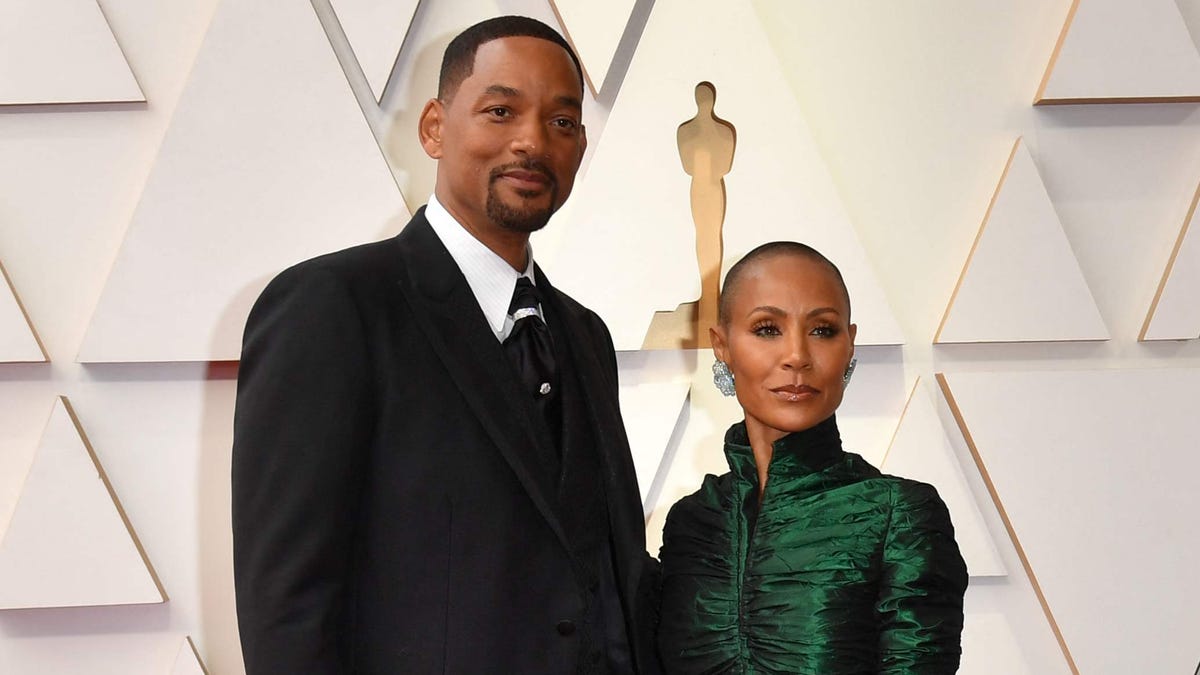 Will Smith and Jada Pinkett Smith attend the 94th Oscars at the Dolby Theatre in Hollywood on March 27, 2022.