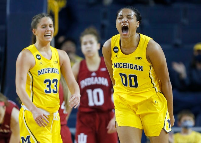 Bintang Michigan Naz Hillmon, pilihan putaran pertama yang diproyeksikan, untuk memasuki WNBA Draft