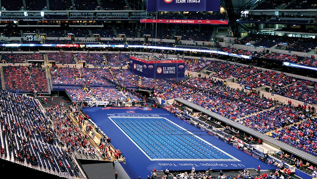 Indy will host 2025 U.S. Olympic Swim Trials at Lucas Oil Stadium