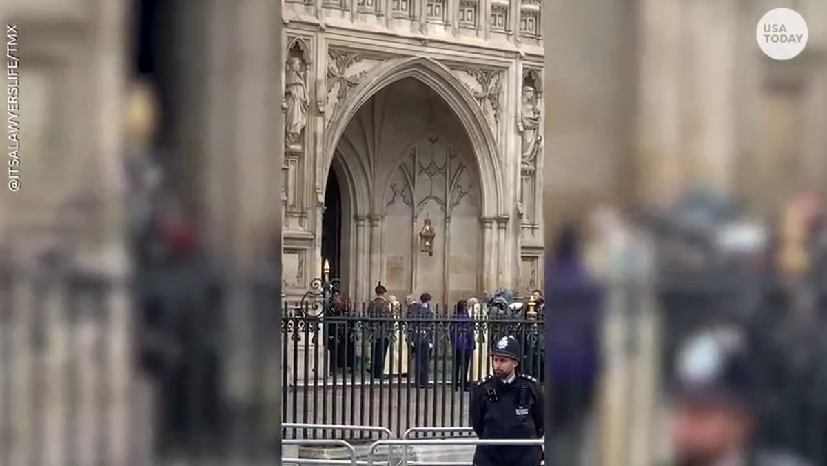 Westminster Abbey held a service of thanksgiving for Prince Philip, who died last year.