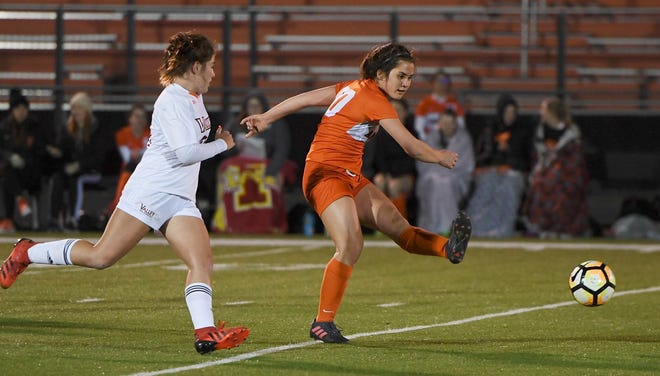 Isabel Andreotti scored 7 goals for Ames last season. She hopes to expand her role and lead Ames to the state tournament this year.
