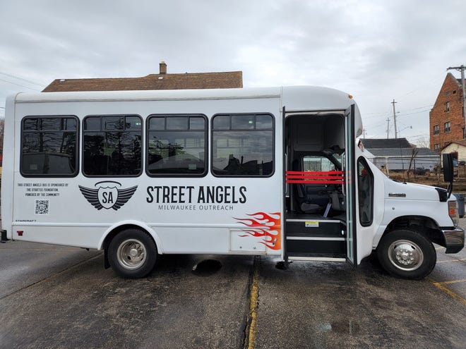 This is Street Angels' new bus that's used to distribute critical items to the homeless population throughout Milwaukee County.