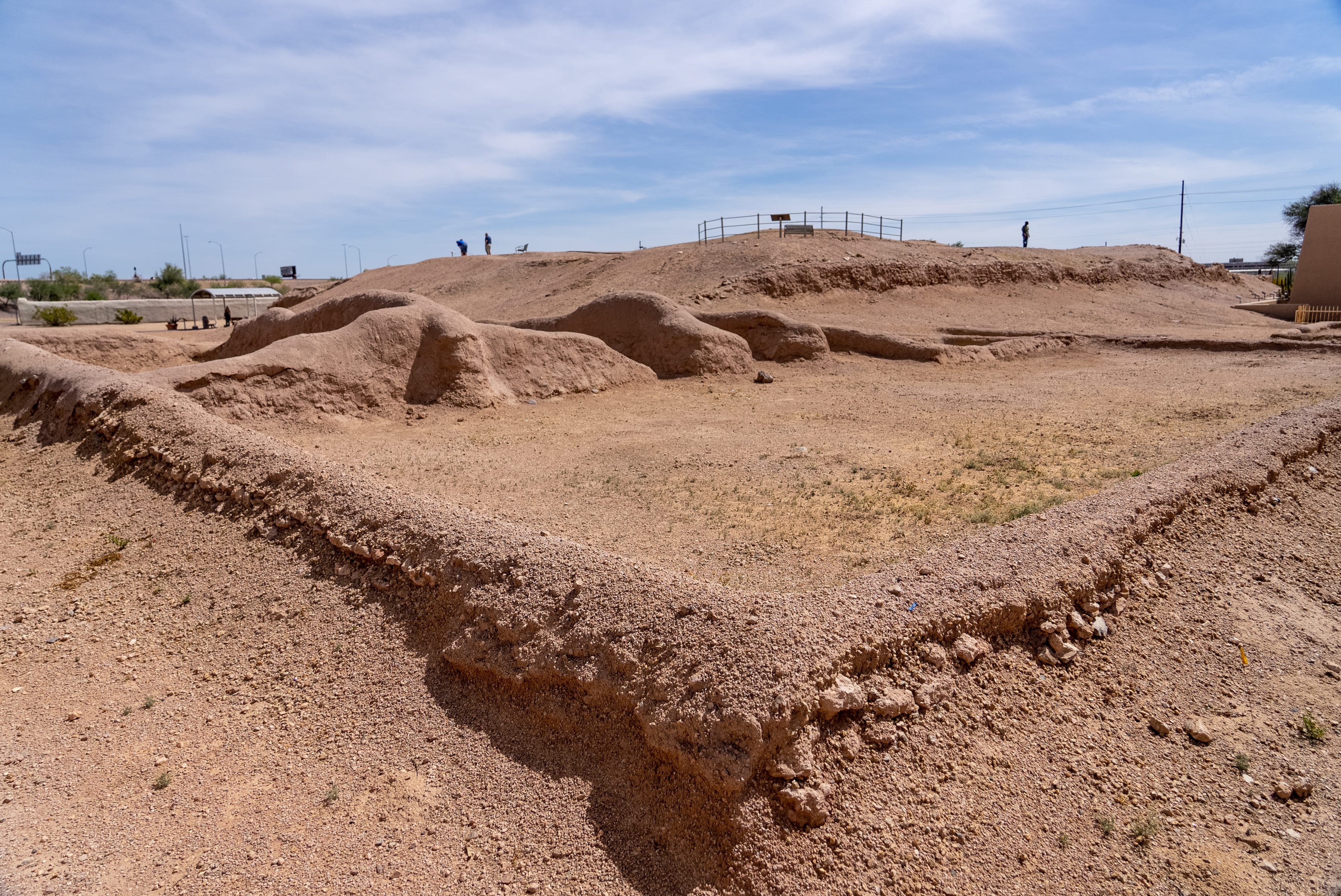 A view of the Pueblo Grande Museum Archaeological Park in Phoenix on March 25, 2022.
