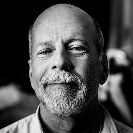 Bruce Willis poses shortly before his broadway debuts in the Misery, an adaptation of the Stephen King novel, and daughter in Chicago. Bruce Willis' family has announced the actor is retiring from the acting profession after being diagnosed with aphasia, a language disorder caused by brain damage that affects a person's ability to communicate.