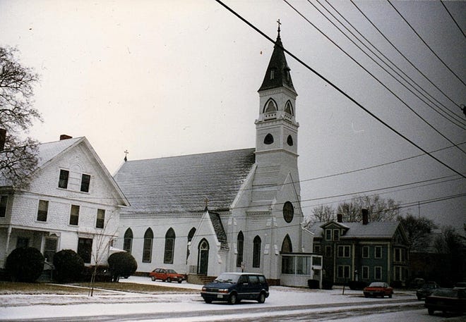 Rochester residents will remember the former St. Mary Church on Charles Street which was closed in 2001 upon completion of construction of the current church on Lowell Street.  This structure served the parish for more than 110 years.