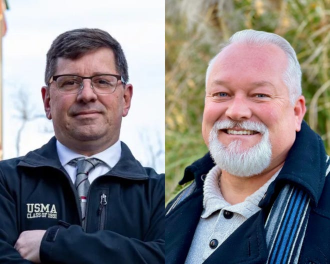 New Bern's sixth ward will have a new representative after the May 17 election. Bob Brinson (left) and Travis Oakley (right) are each running to represent Ward 6.