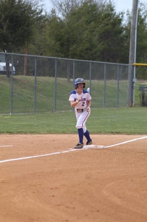 Madison leadoff hitter Emma Chandler led the way for the Lady Patriots in its 5-3 win at home against Draughn March 29, notching 3 hits, scoring 3 runs and stealing 3 bases.