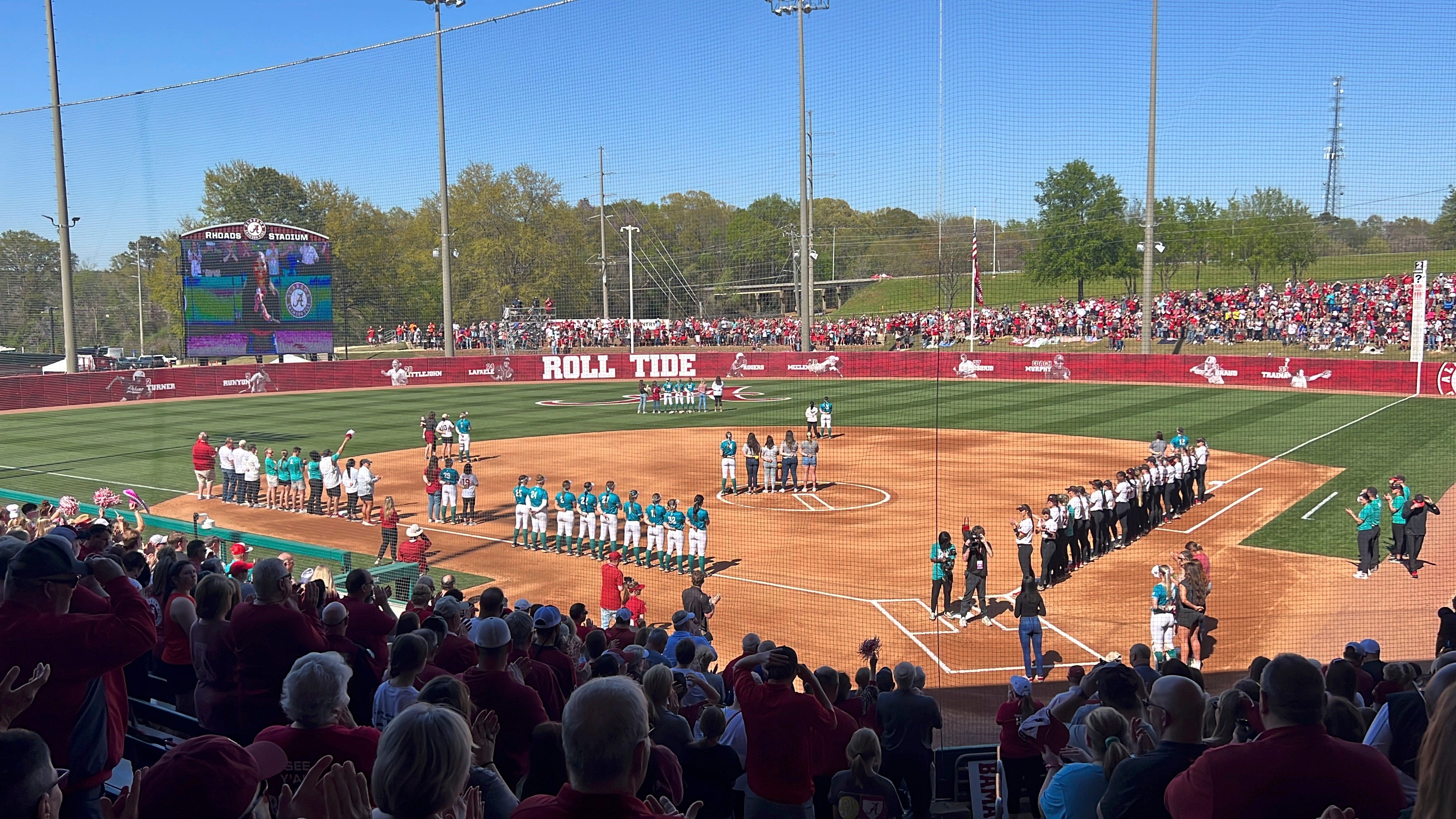 How Alabama softball's 2012 national championship team was honored