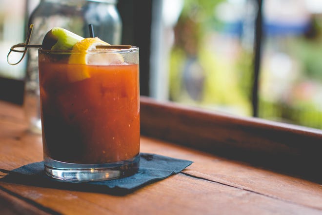 A Bloody Mary from Columbus Inn.