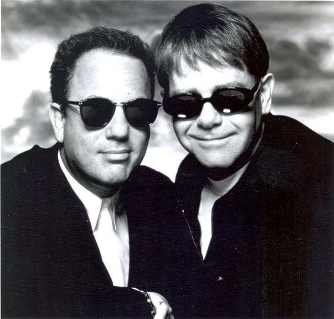 Billy Joel and Elton John performed at Ohio Stadium in 1994.