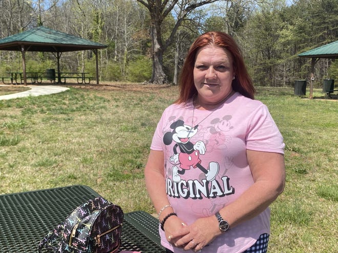 Wendy Conklin, 53, was among the 22 emergency rental assistance program recipients evicted from the Fairfield Inn in Gastonia due to a number of issues with some of the recipients of the county program.