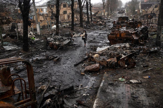 Rusia menghadapi kemarahan global atas mayat di jalan-jalan Ukraina