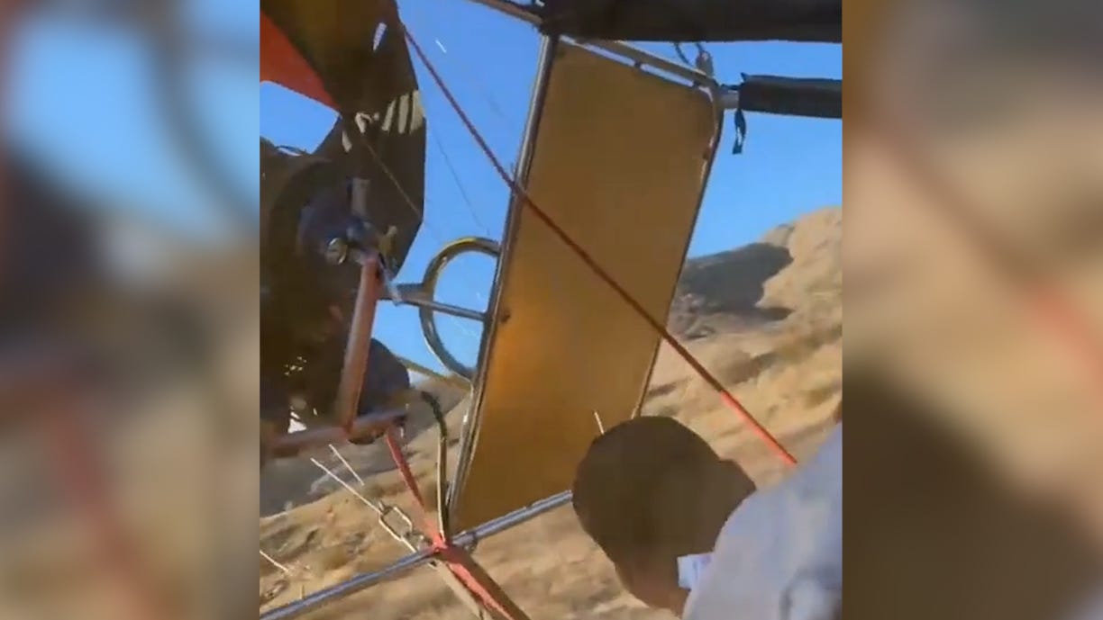 Hot air ballon ride ends in crash landing in California | USA TODAY￼