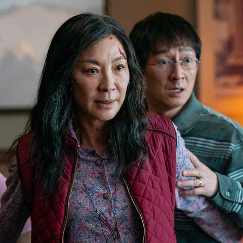 Evelyn (Michelle Yeoh, left), her daughter Joy (St