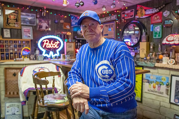Straight Opening Days At Wrigley Thursday, Vintage Bar Stools Chicago Cubs