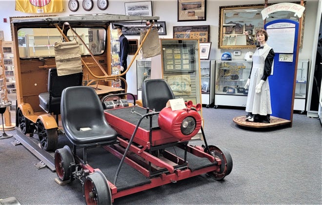 Algunas de las exposiciones del Museo del Ferrocarril