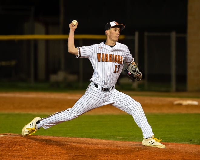 Westwood sophomore Ridge Morgan, pitching against Round Rock in March, was the winning pitcher in a 13-5 victory over Stony Point last weekend. He struck out five batters over five strong innings.