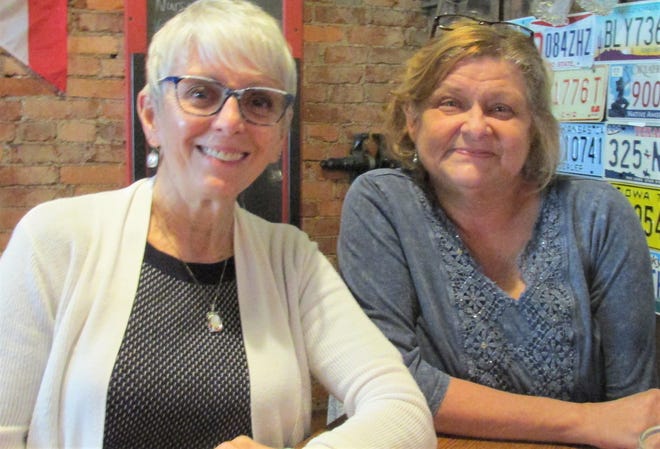 Deb Stadler (left) and Dawn Gamertsfelder are former hairdressers whose nonprofit, Hair for Hope of Holmes County, will no longer provide wigs for cancer patients as the organization is dissolved. During their 15 years of serving the community they provided hundreds of hairpieces to those in need.