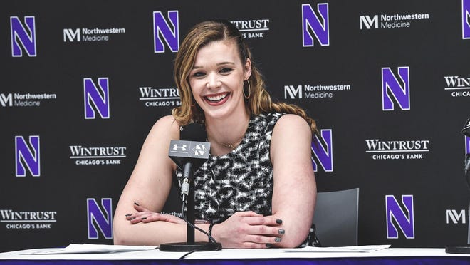 Kate Popovec is the newest coach for Bradley women's basketball. The former Northwestern associate head coach will take over for the retired Andrea Gorski.