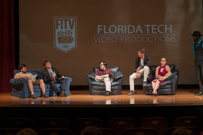 Filmmakers discuss their work at the FITV Film Festival. This year's festival will take place at Florida Tech's Gleason Center and online on April 15-16, 2022.