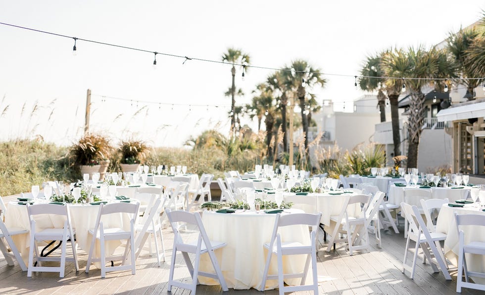 A wedding at the Dunes House at the Palmetto Dunes Resort on Hilton Head Island in South Carolina, where Katryn Flynn and Colin Pascik are getting married.