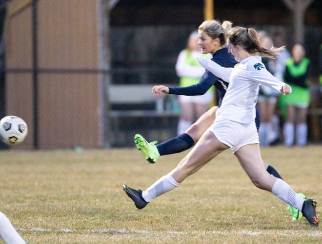 Hartland's Amanda Roach scored three goals against Plymouth, giving her four in two games.