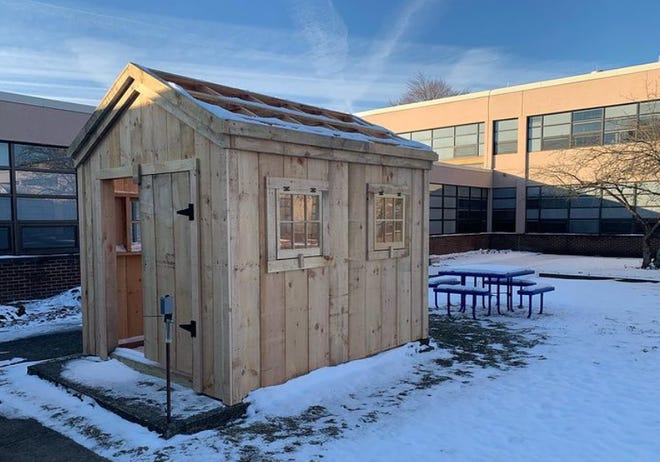 As now melts around western Pennsylvania, the Rochester Area School District is preparing its RochyGarden Greenhouse for vegetable growing and finding space for new raised beds around their community garden.