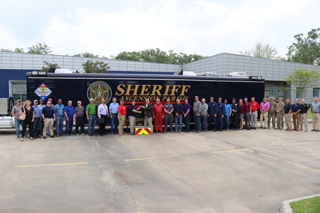 The Ascension Parish chemical industry donated a new hazmat truck to the Ascension Parish Sheriff's Office.