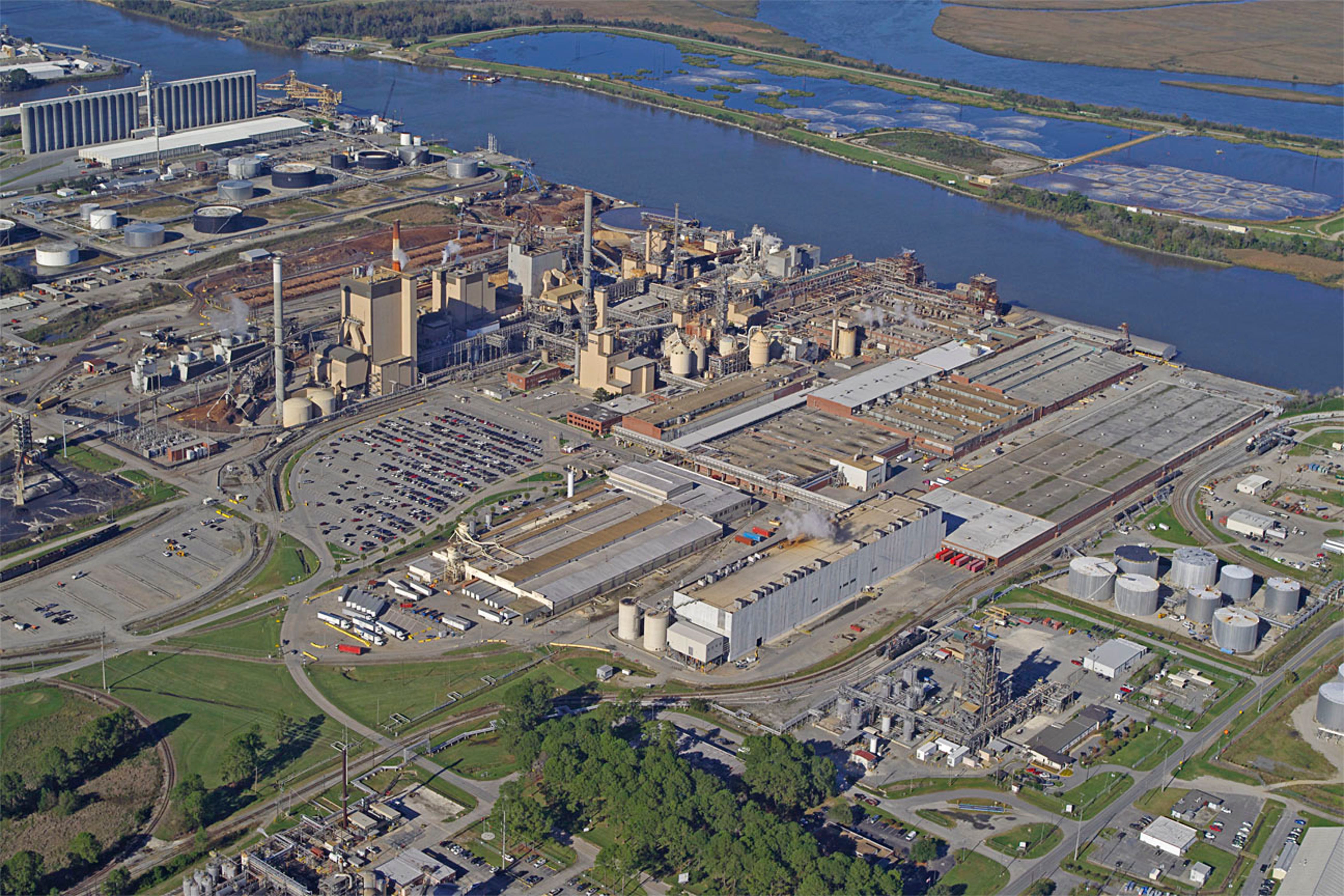 Savannah GA is a major location for paper mills and pulp products