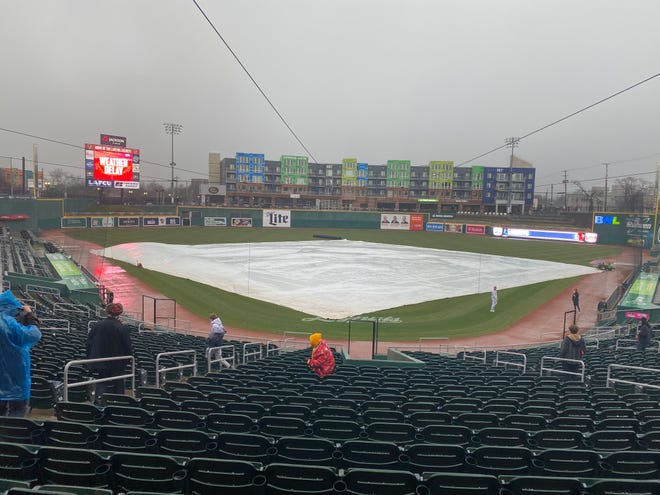The Lansing Lugnuts' home opener scheduled for Friday was postponed due to rain.