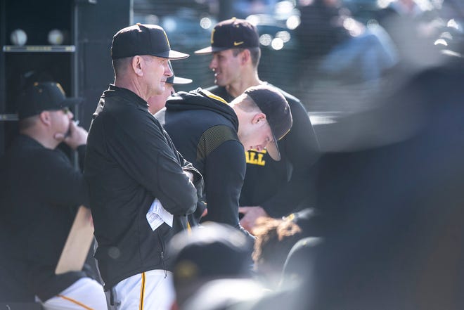 Iowa coach Rick Heller's two starting pitchers Saturday and Sunday combined to get five outs.