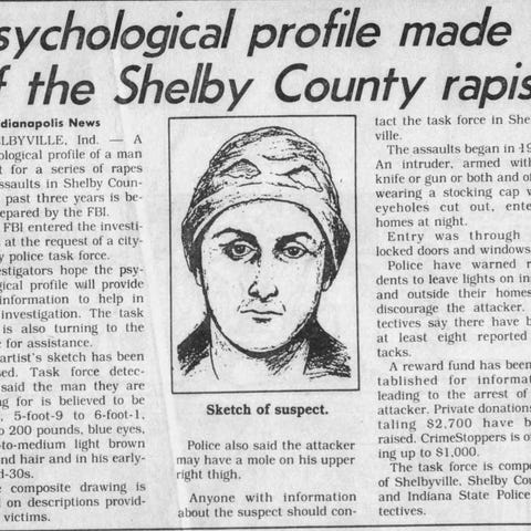 A newspaper clipping from the Indianapolis News sh