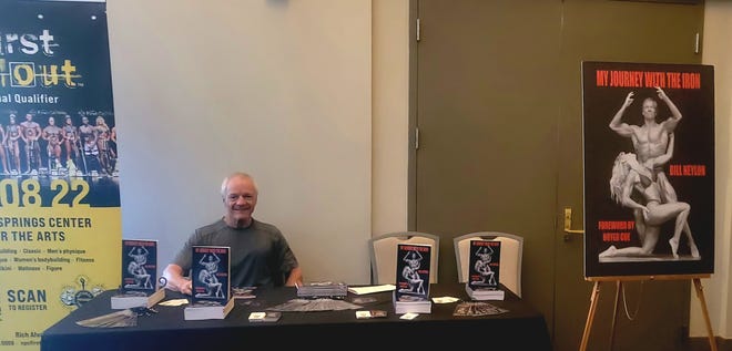 Bill Nealon at a book signing for his new memoir, 