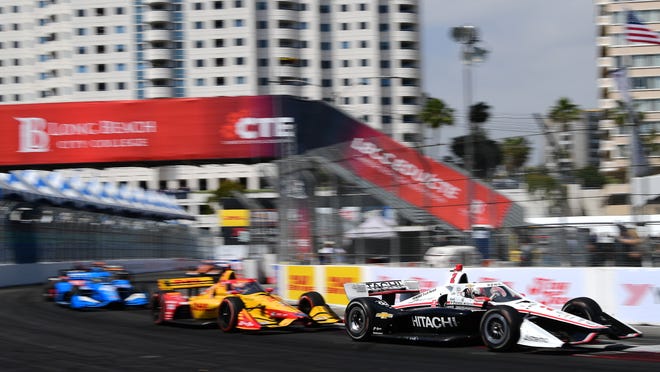 IndyCar: Josef Newgarden responds to 'bizarre question' with Long Beach win