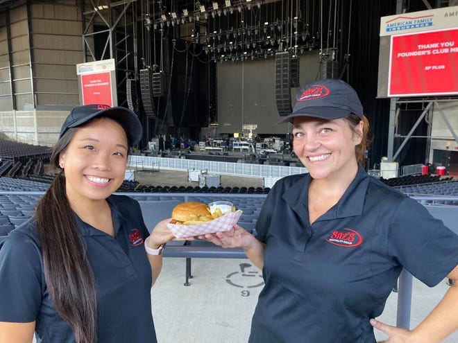 Saz's Hospitality group is a staple at festivals in southeastern Wisconsin. The group caters all over the Summerfest grounds, including the American Family Amphitheater.