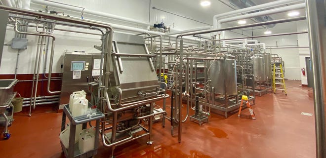 With this new equipment, the Westby Cooperative Creamery anticipates processing 6.9 million
gallons of acid whey in 2022.